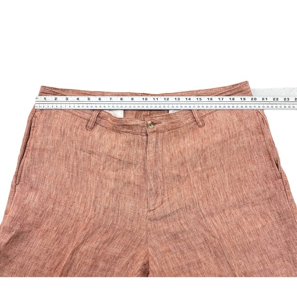 Madda Fella Shorts Key West Truman Linen Customs House‎ Brick Size 40 Resortwear - Picture 4 of 13